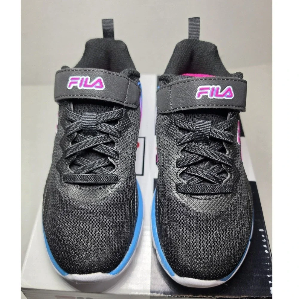 FILA Primo-Forza Strap, Kids, Black, Size 11, New